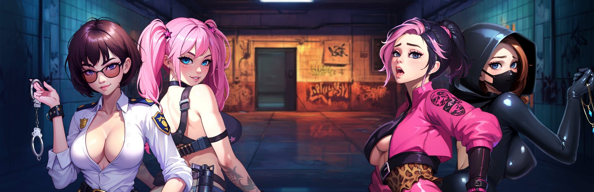Slut Squad — wide key art banner